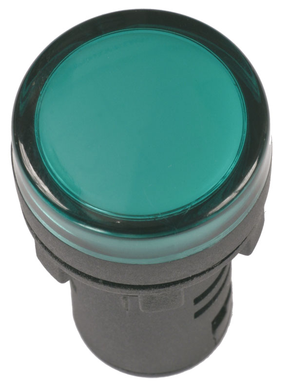 Лампа AD16DS(LED)матрица d16мм зеленый 230В AC IEK
