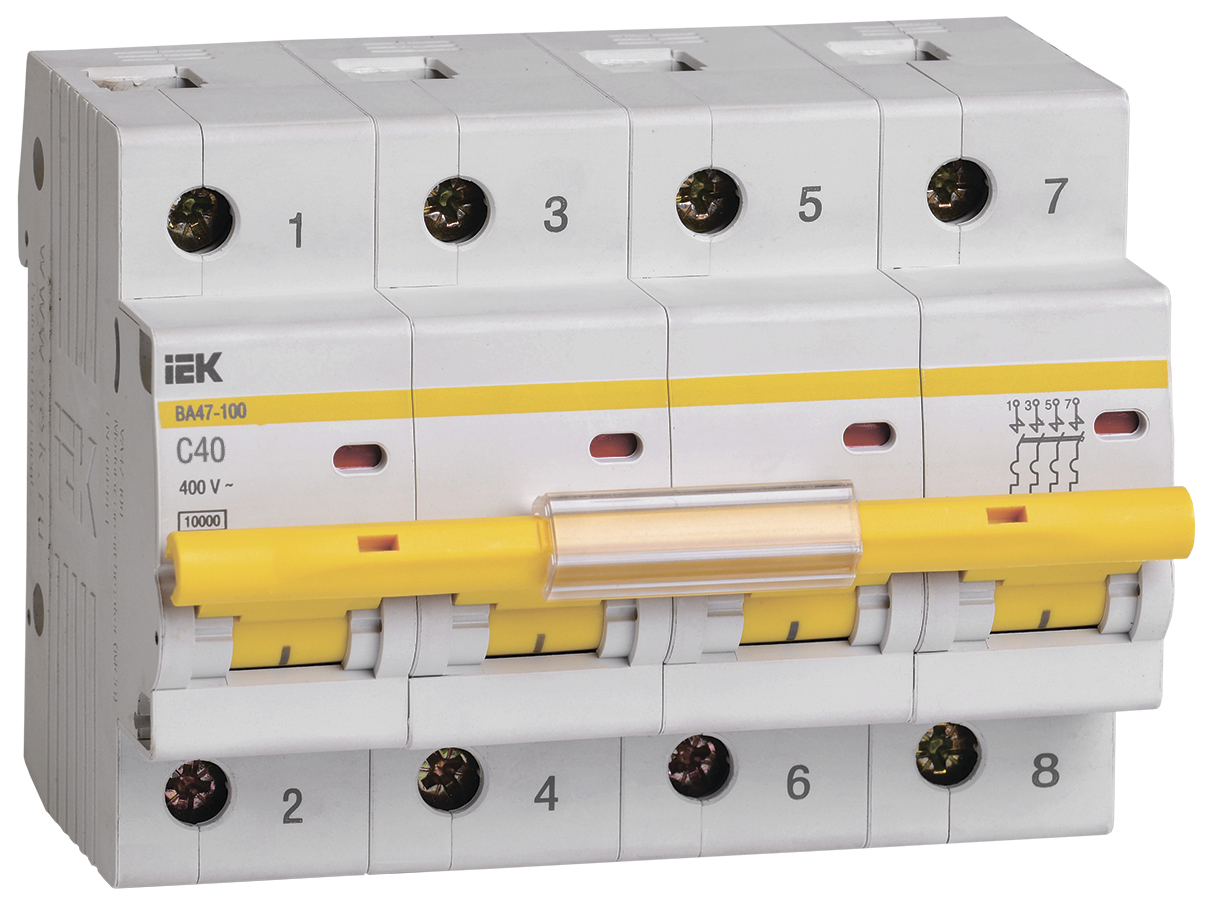 KARAT Авт. выкл. ВА47-100 4P C 40А 10кА IEK