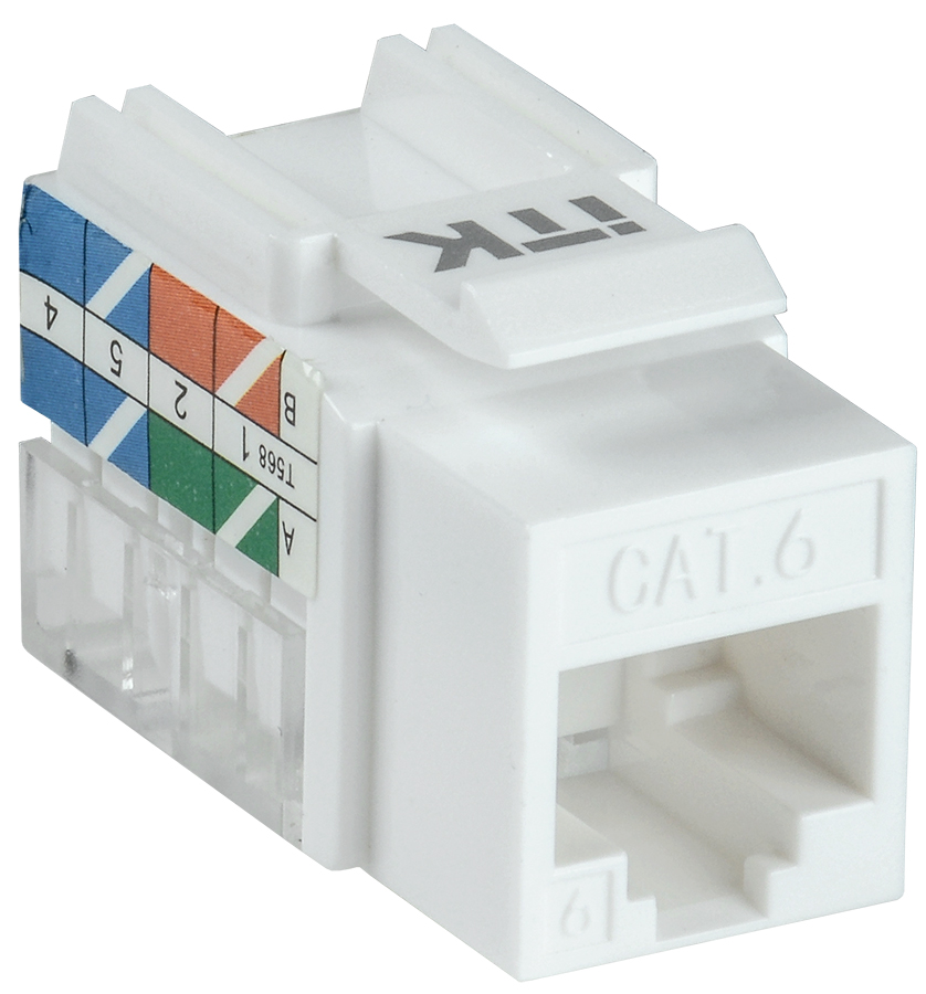 ITK Модуль Keystone Jack кат. 6 UTP 110 IDC 90 град.