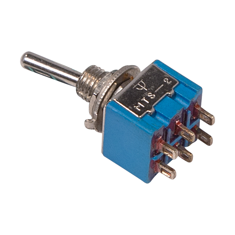 Тумблер 250V 3А (6c) ON-OFF-ON двухполюсный  Micro  REXANT