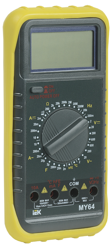 Мультиметр цифровой Professional MY64 IEK