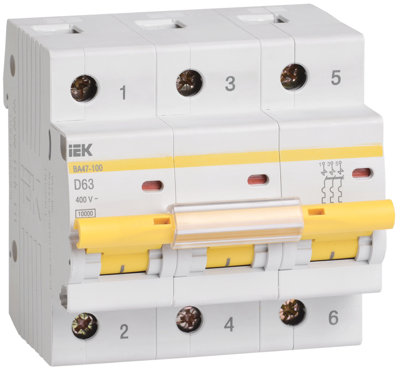 KARAT Авт. выкл. ВА47-100 3P D 40А 10кА IEK