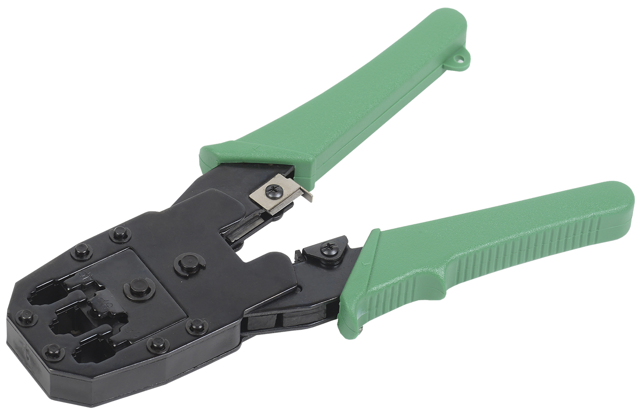 ITK Инструмент обжим. RJ45/RJ12/RJ11 ручка PVC