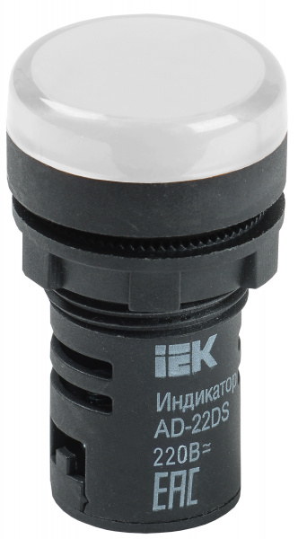 Лампа AD22DS(LED)матрица d22мм белый 230В IEK