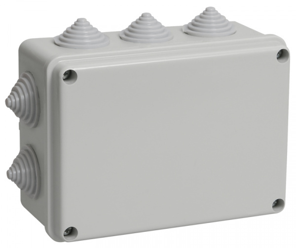 Коробка расп. КМ41241 о/п 150х110х70мм IP44 10 вв. серая IEK