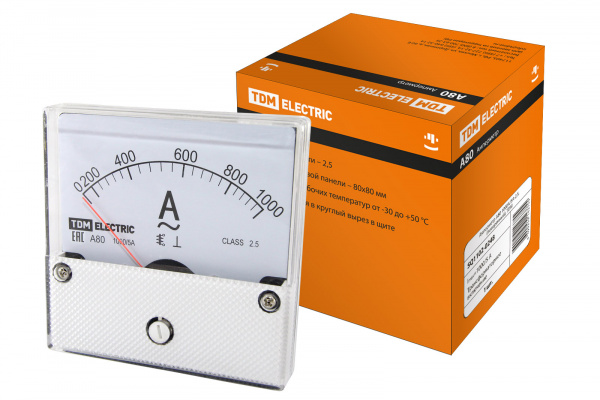 Амперметр А80 1000А/5А-2,5, (поверенный), TDM