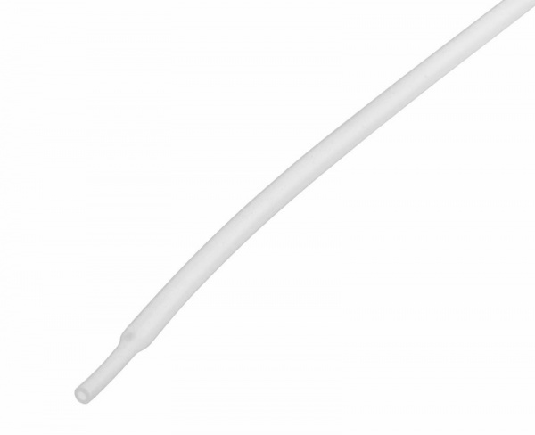 Термоусаживаемая трубка REXANT 4,0/2,0 мм, белая, упаковка 50 шт. по 1 м