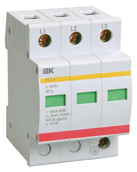 KARAT ОПС1-C УЗИП 3P In=20кА Un=400В Im=40кА IEK