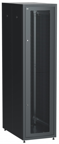 ITK LINEA E 33U 600х1000мм перф. пер. дв. задн. метал. чер.