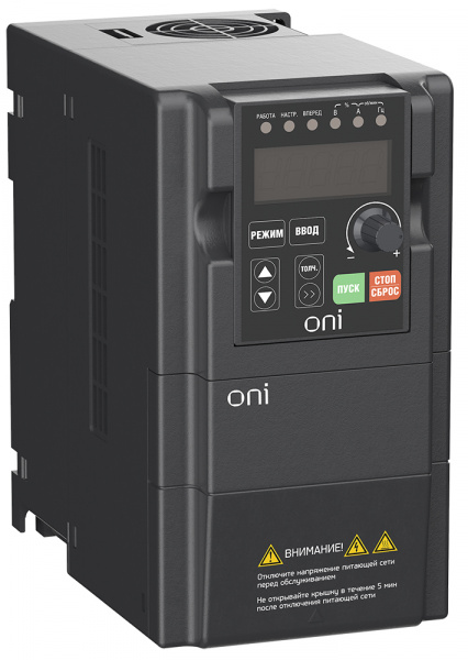 ПЧ A150 380В 3Ф 1,5кВт 5А встр. торм ONI