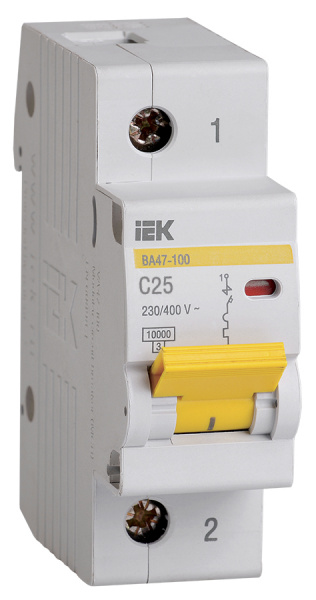 KARAT Авт. выкл. ВА47-100 1P C 25А 10кА IEK