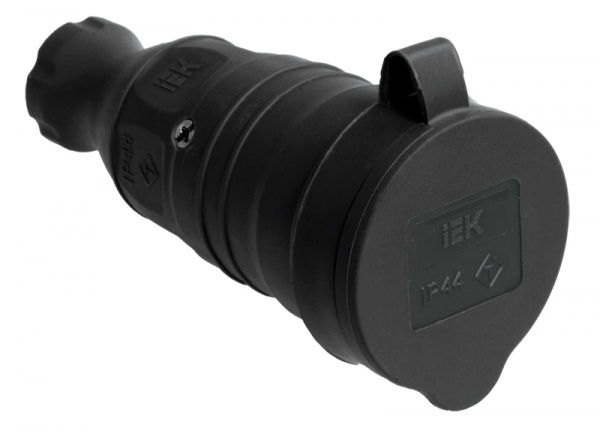 РБп13-1-0м Розетка с защ. кр. переносная ОМЕГА IP44 IEK